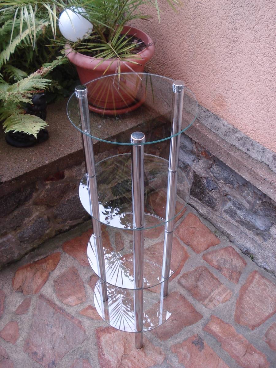 Etagere ronde vintage 1970