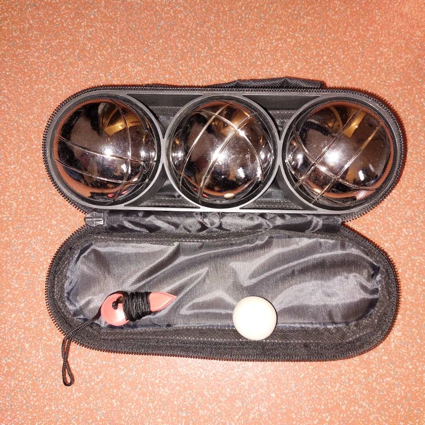 Etuis 3 Boules pétanque avec hausse de transport