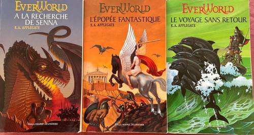 Everworld - trilogie - livres brochés