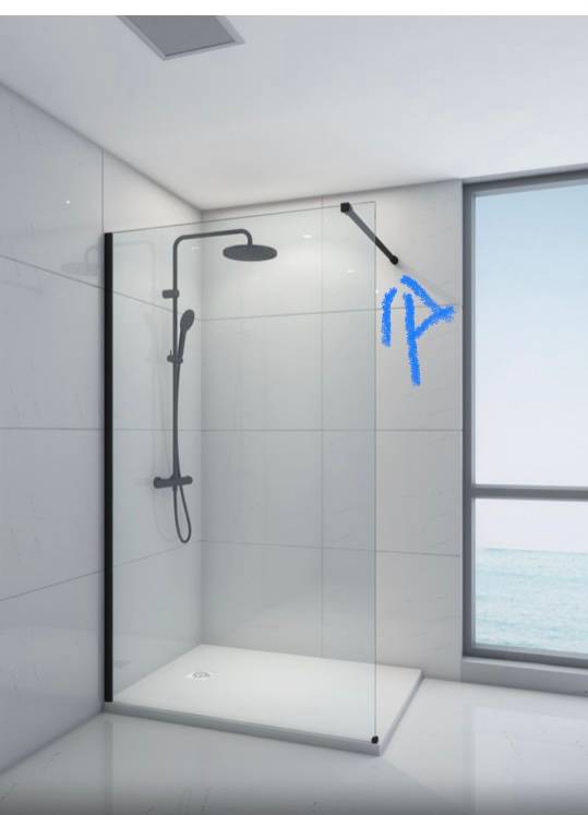 Exceptionnel neuf barre de fixation paroi de douche