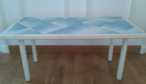 Table basse carrelée