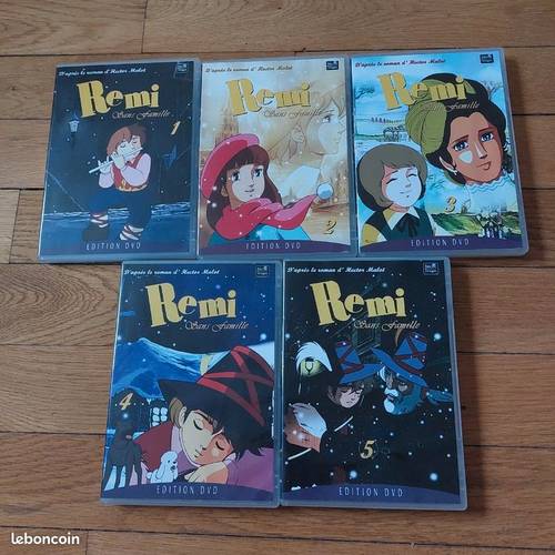 Lot de 5 DVD Rémi sans famille