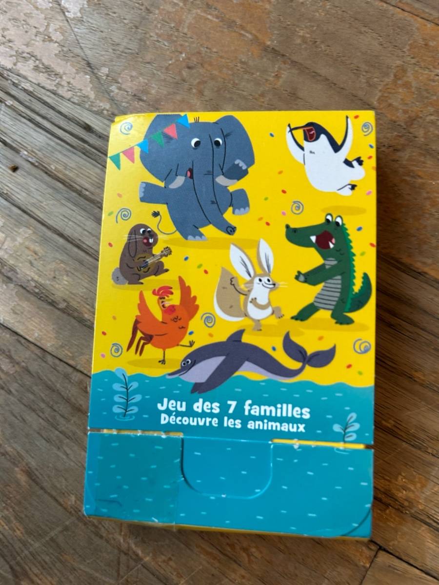 Vends jeu de 7 familles découvre les animaux