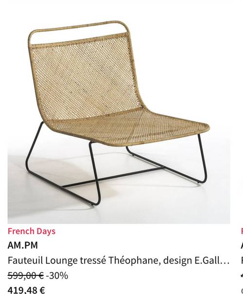 Fauteuil AM PM