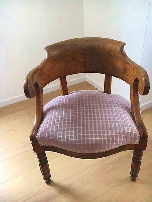 Fauteuil de bureau époque Empire