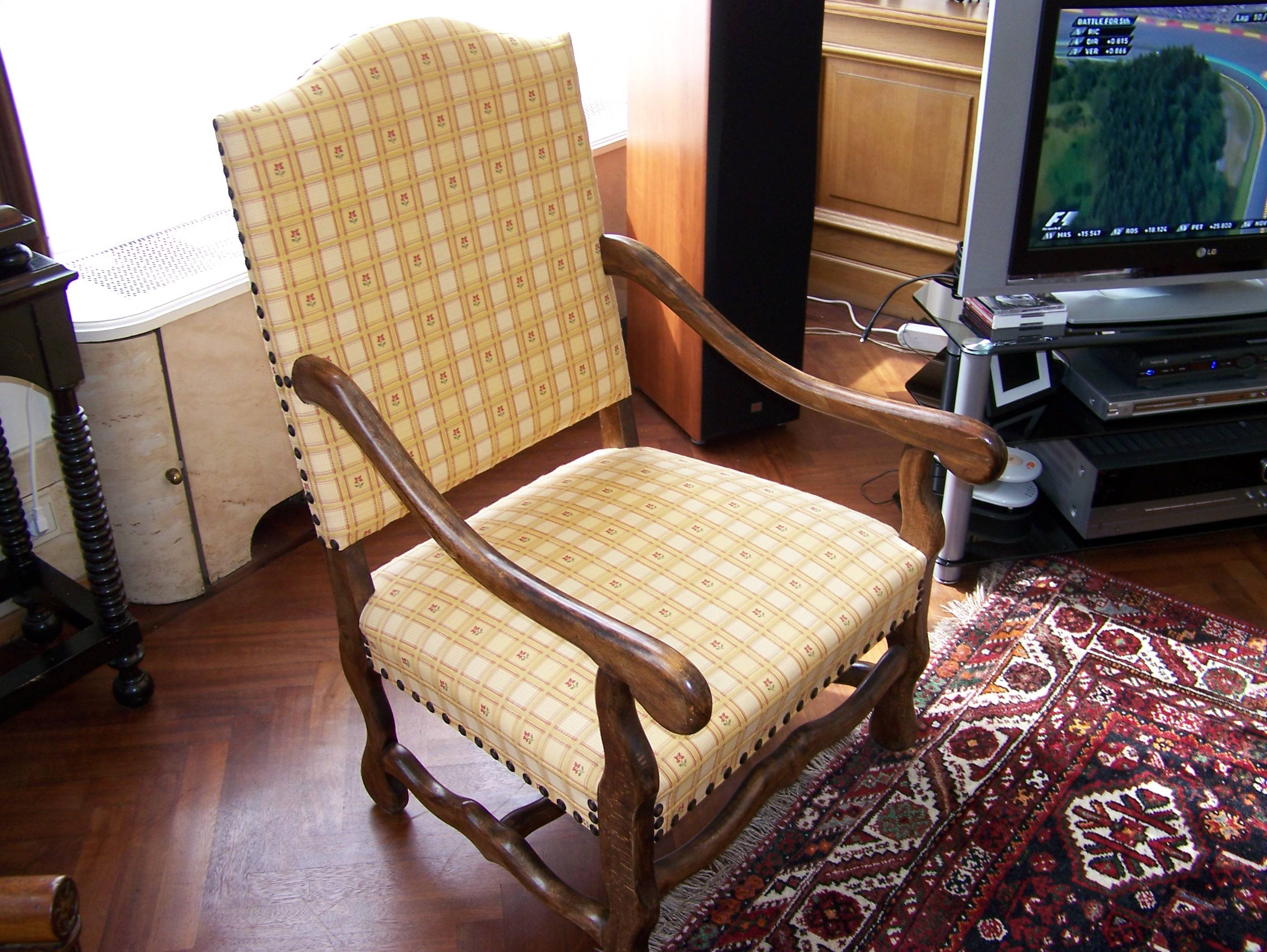 Vends fauteuil en os de mouton