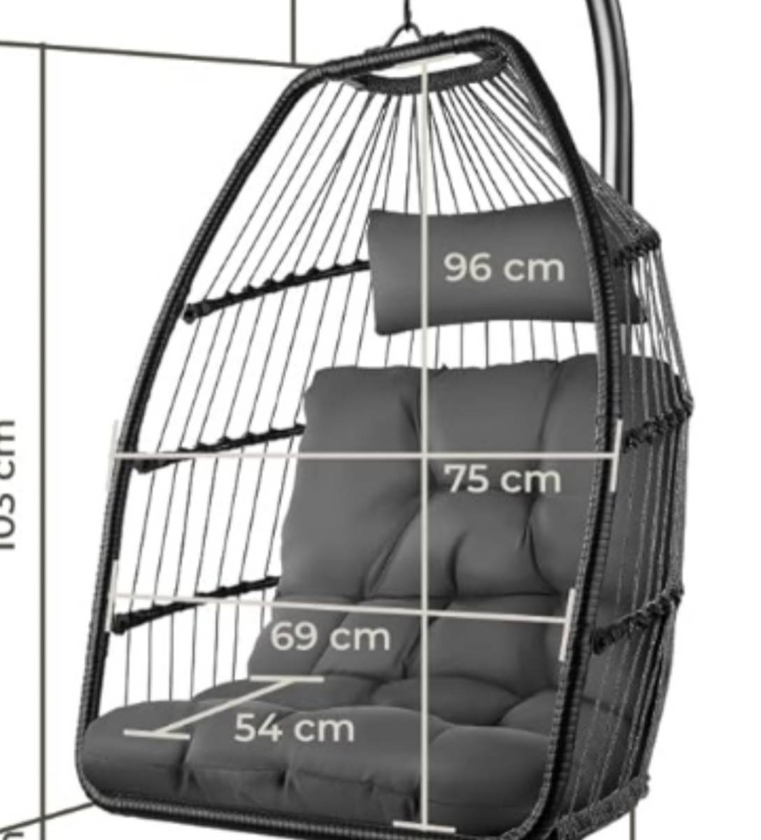 Fauteuil oeuf suspendu