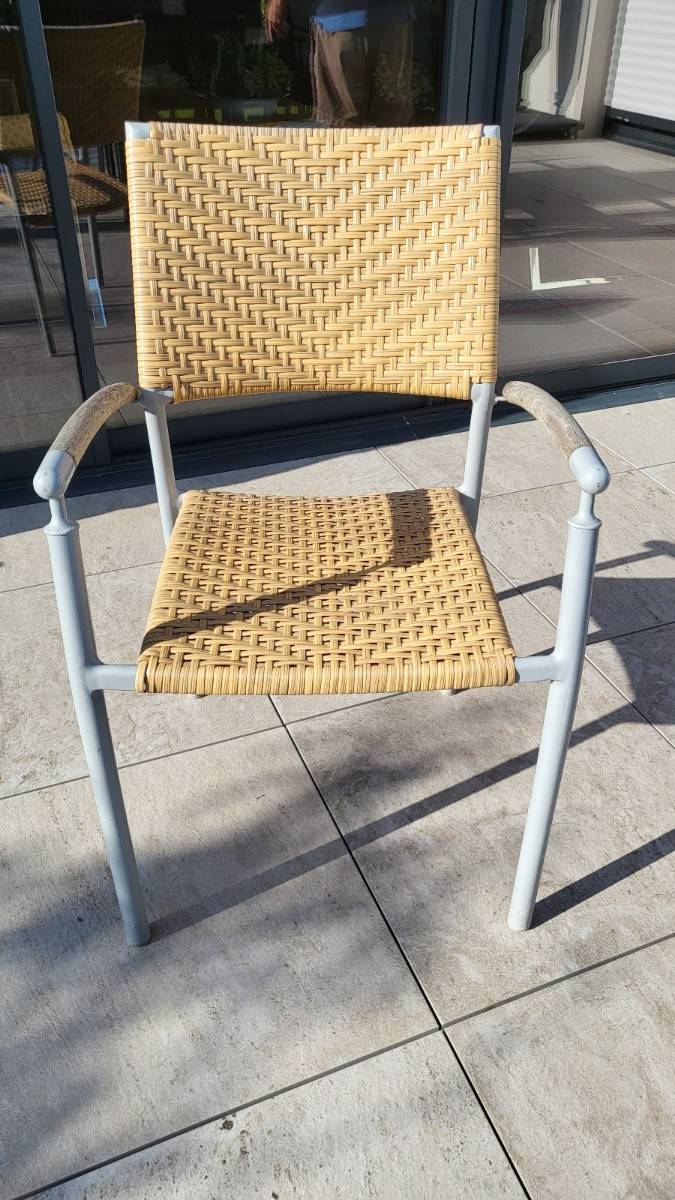 6 fauteuils de jardin