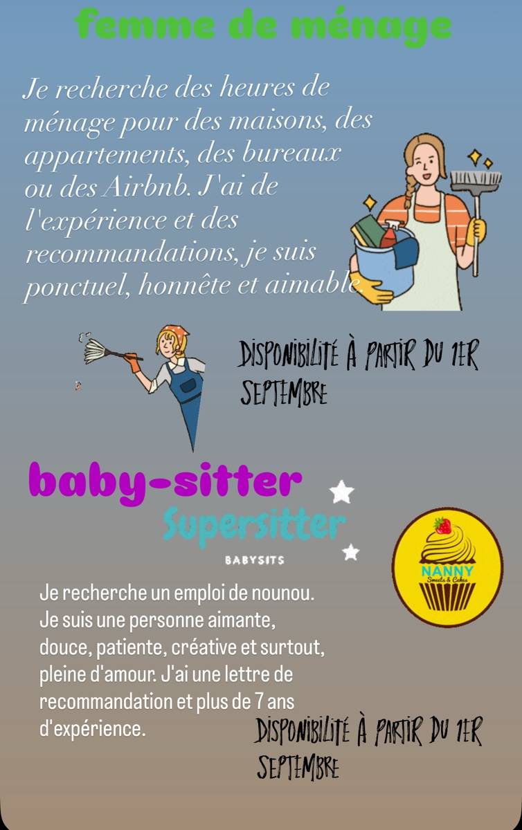 Propose Employé de ménage H/F