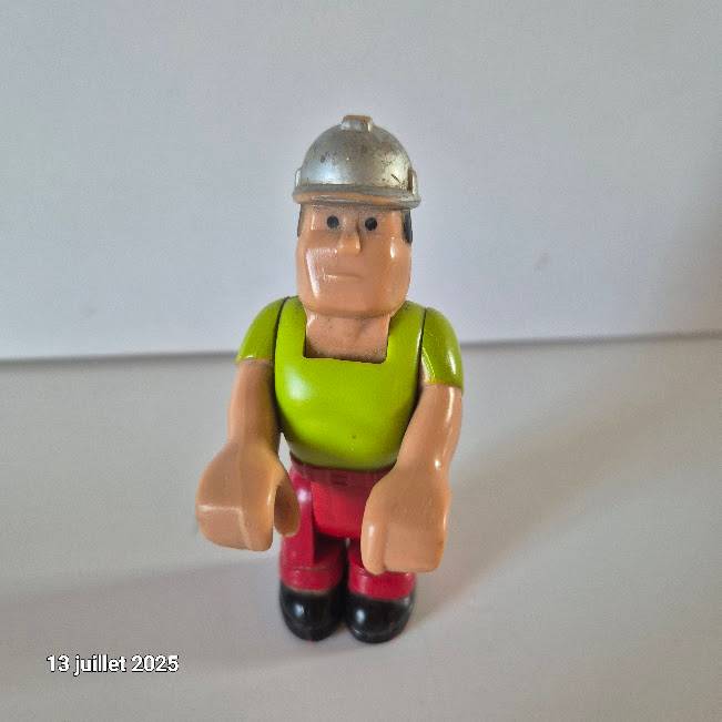 Figurine Husky Helper de Fisher Price, jouet de construction,1977