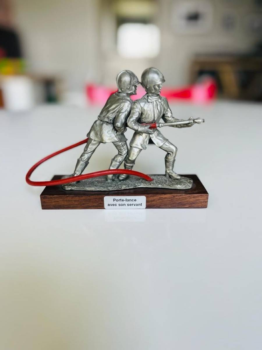 Figurine étain Infanterie De Ligne Sapeur Du 95e 1806 - Les Etains Du Prince - Ciselures Ajoutées