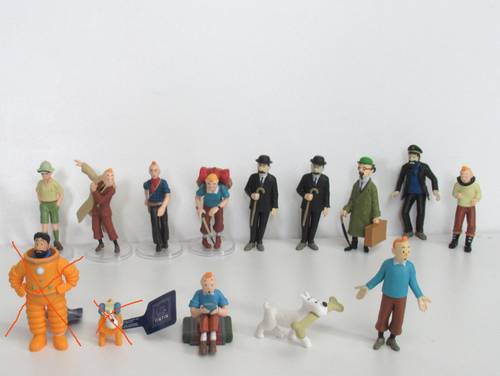 Vends figurines Tintin