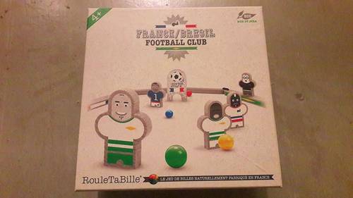 Jeu en bois football : France/Brésil
