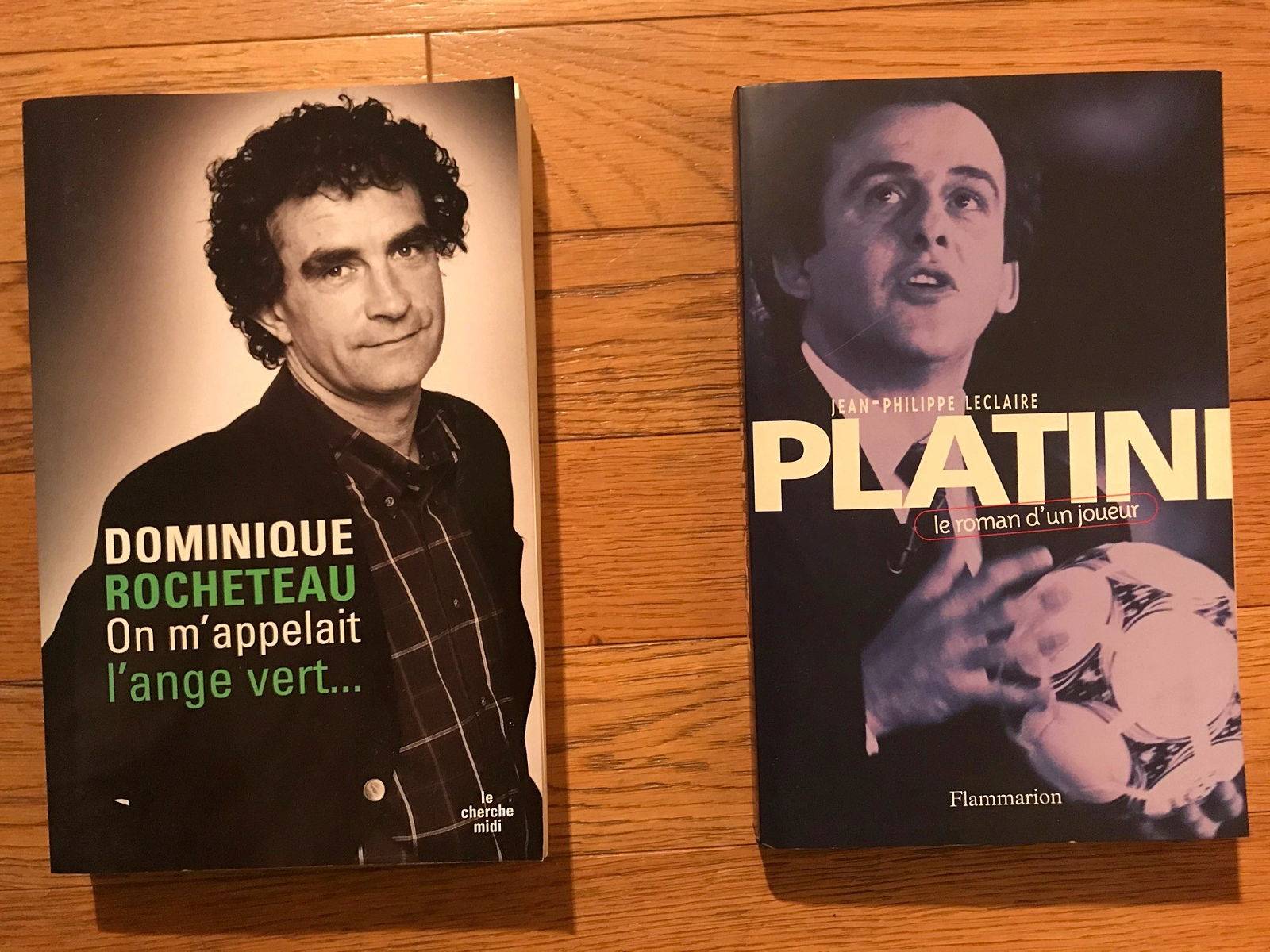 Football - 2 livres : Dominique Rocheteau, Michel Platini on Gens de Football - 2 livres : Dominique Rocheteau, Michel Platini on Gens de