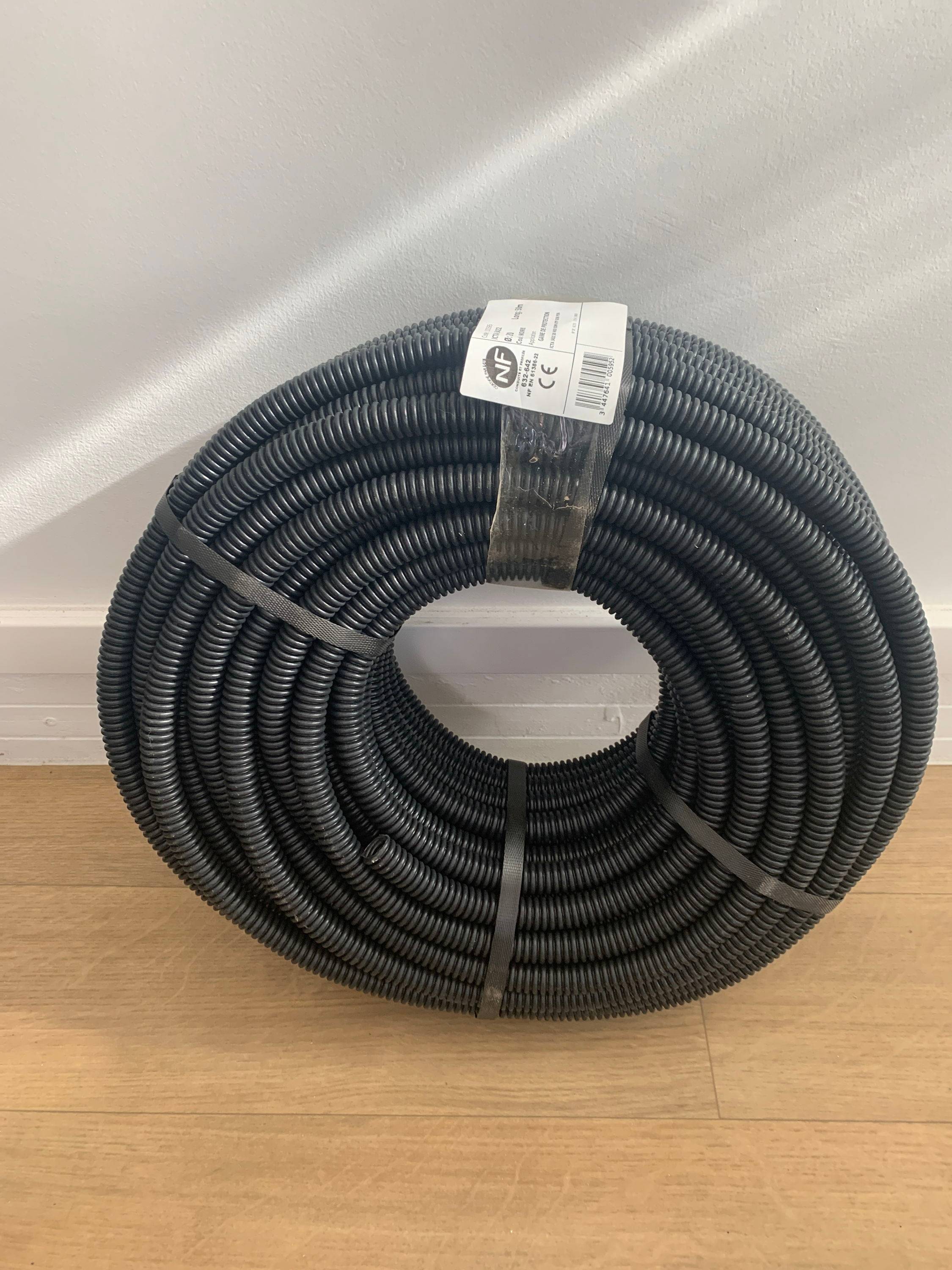 Gaine électrique 50 mètres