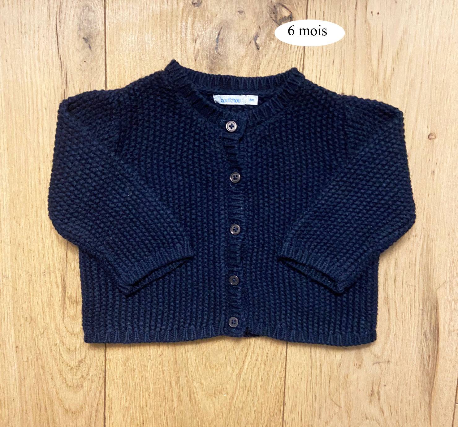 Vends gilet Bout’chou - Taille 6 mois