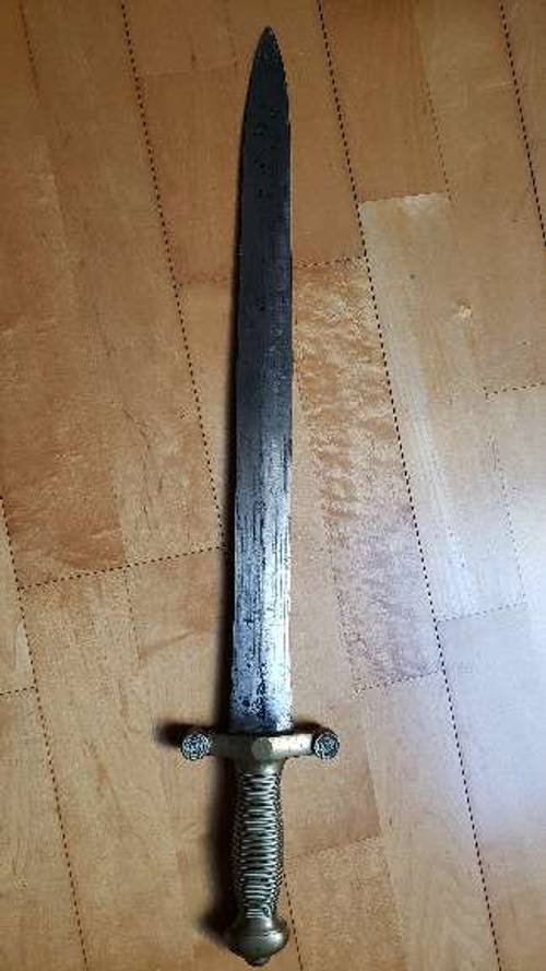 Glaive d’infanterie, modèle 1833, monarchie de juillet