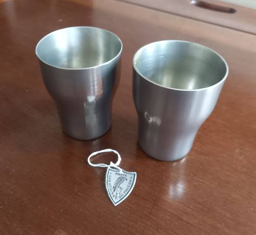Vends deux gobelets Étains du Faucon