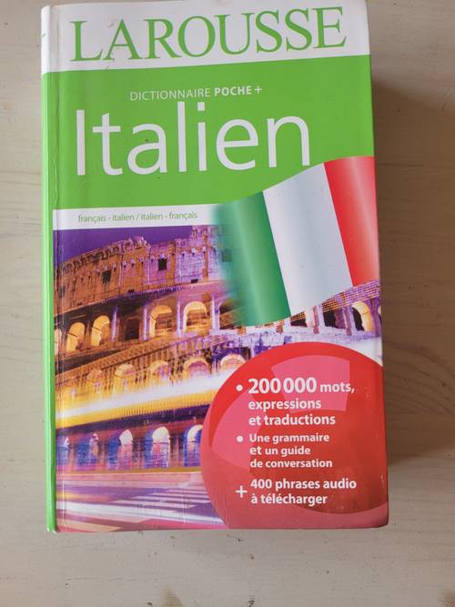 Grammaire de l’Italien + dictionnaire de poche