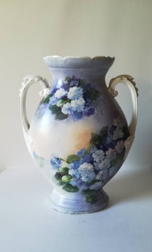 Grand vase ancien en Porcelaine de Paris, Vase d’église