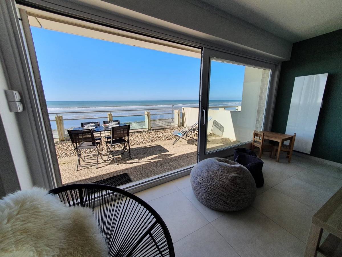 Loue grand appartement rénové, Hardelot face mer - 2 chambres, 5 couchages, Neufchâtel-Hardelot (62)