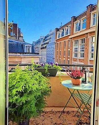 Loue appartement meublé Paris 16ème Passy Trocadéro 66m² - 2 chambres et grand balcon