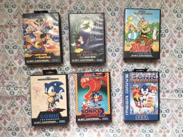 Lot de 3 Jeux Sega Méga Drive Sans Boite et Notice