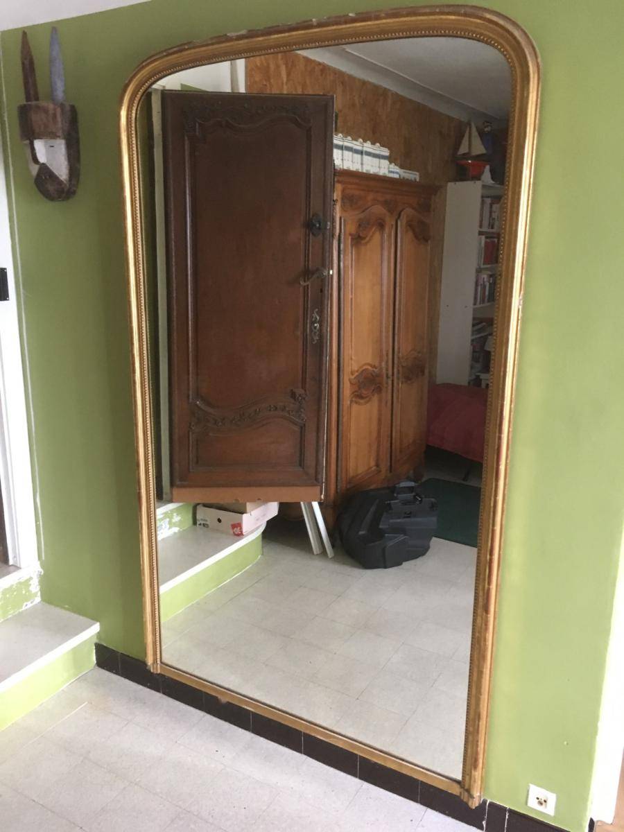 Grand miroir début XIXe 120x205 on Gens de Confiance