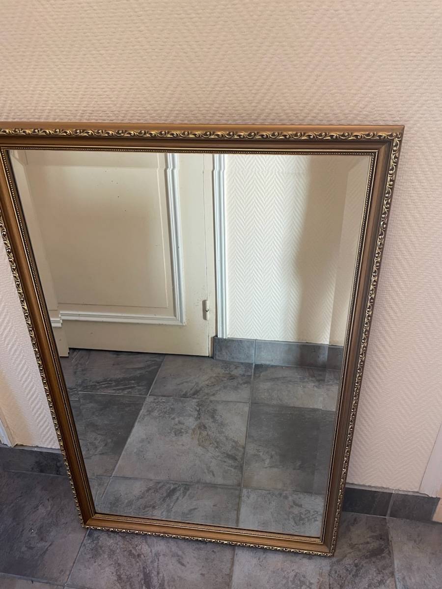 Grand miroir rectangulaire