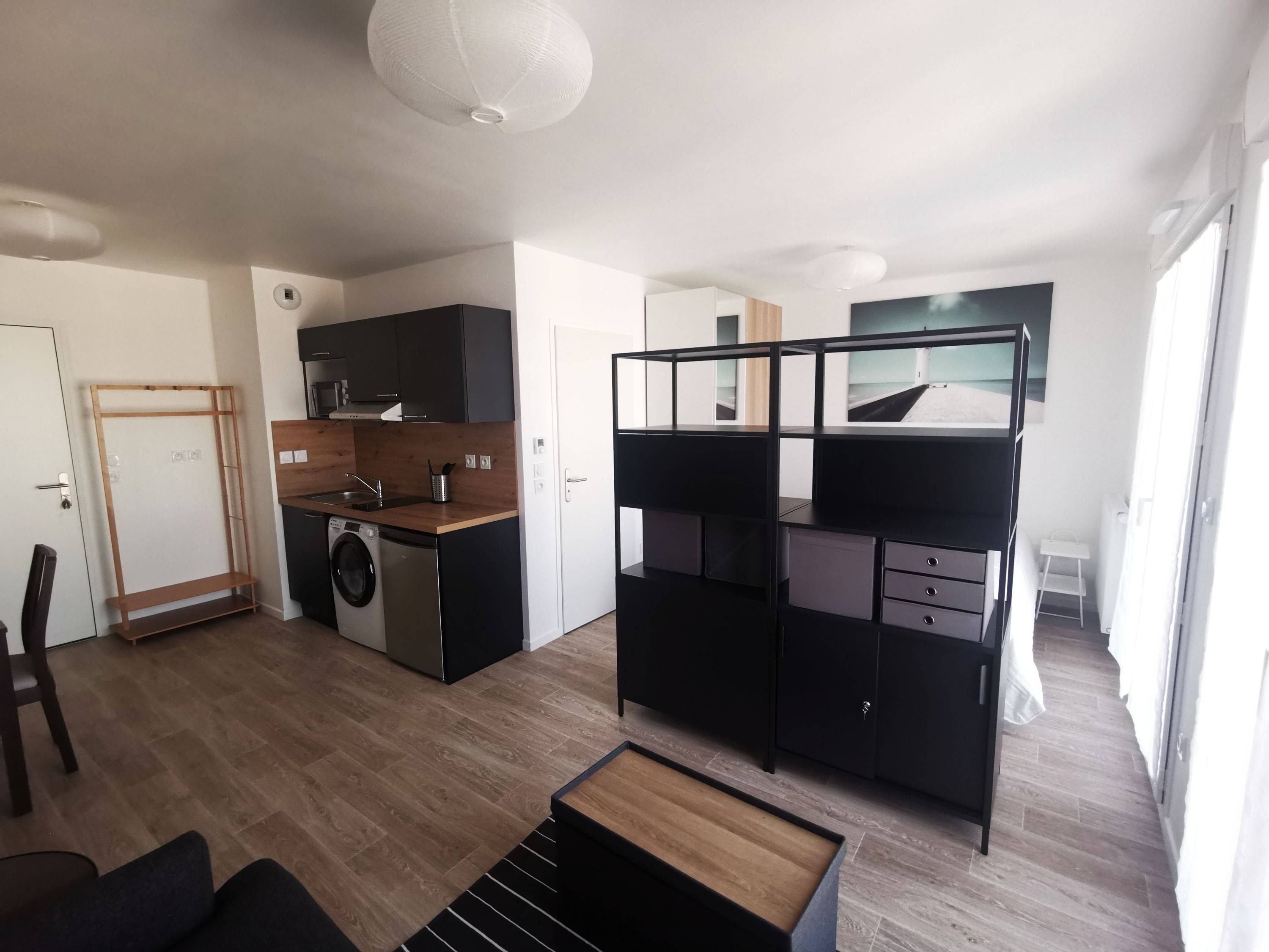 Loue Grand studio meublé neuf (livraison 2024) de 29m² Centre ville Nord Rennes