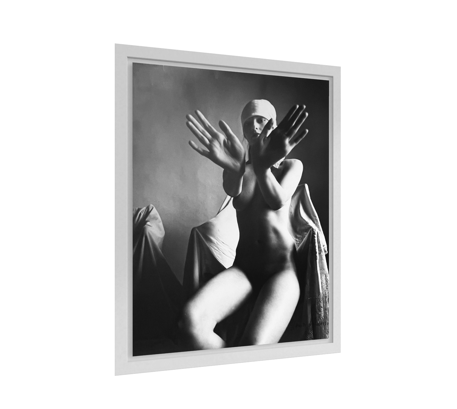 Grand Tirage Argentique Vintage • La Jeune Femme Mystérieuse • Karin Székessy • 1980