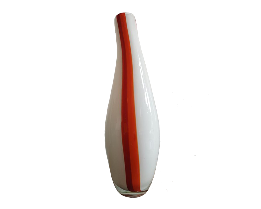 Grand Vase Vintage • Verre Soufflé • 1970