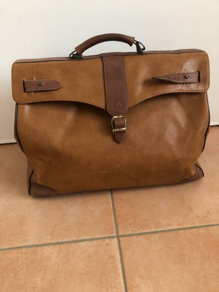 Grand sac de voyage cuir