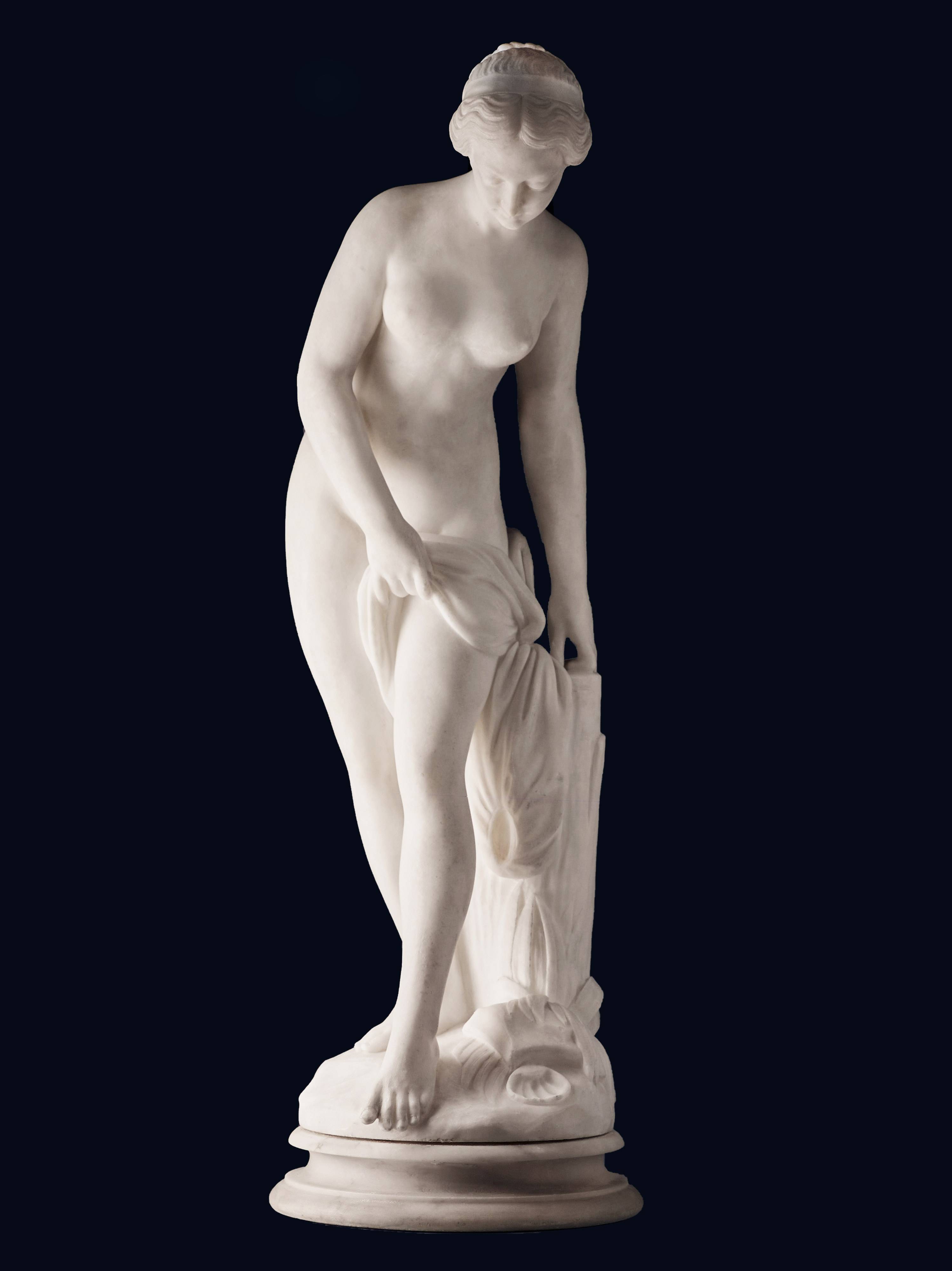 Grande’’Baigneuse’’, d’après Falconet - 64cm