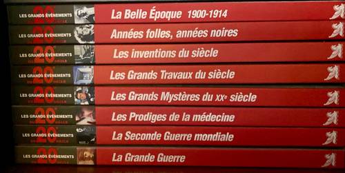 Les grands événements du 20ème siècle en 8 volumes