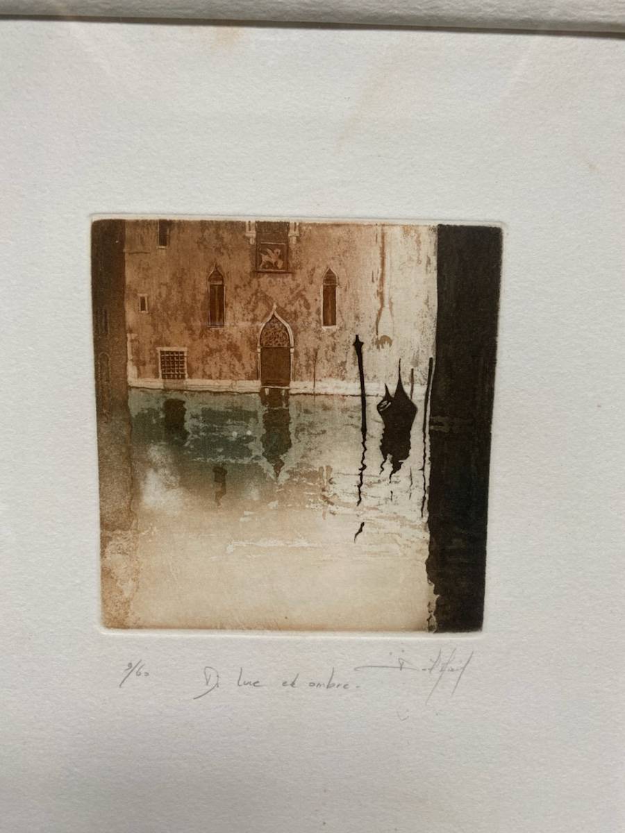 Gravures originales sur Venise