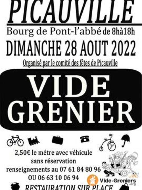 Propose vide-grenier - 28 août 2022 - Picauville (50)