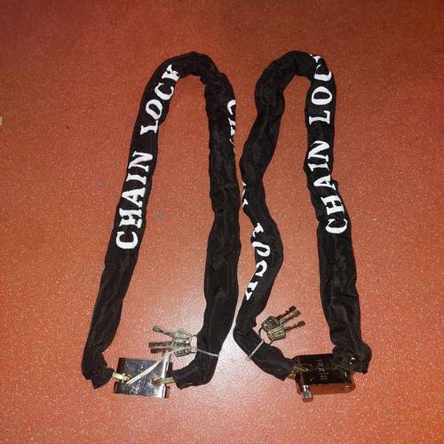 2 Grosses Chaînes serrure anti effraction antivol vélo scooter