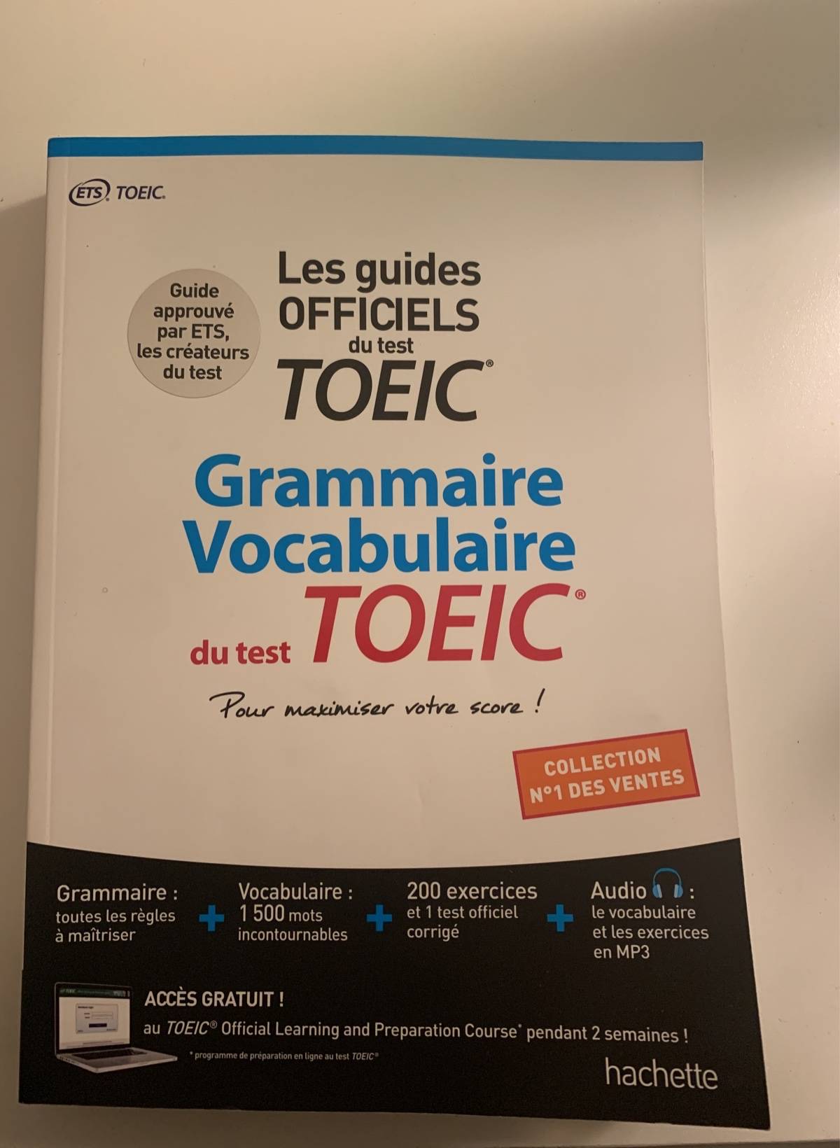 Les guides officiels du test Toiec - Grammaire Vocabulaire du test ...