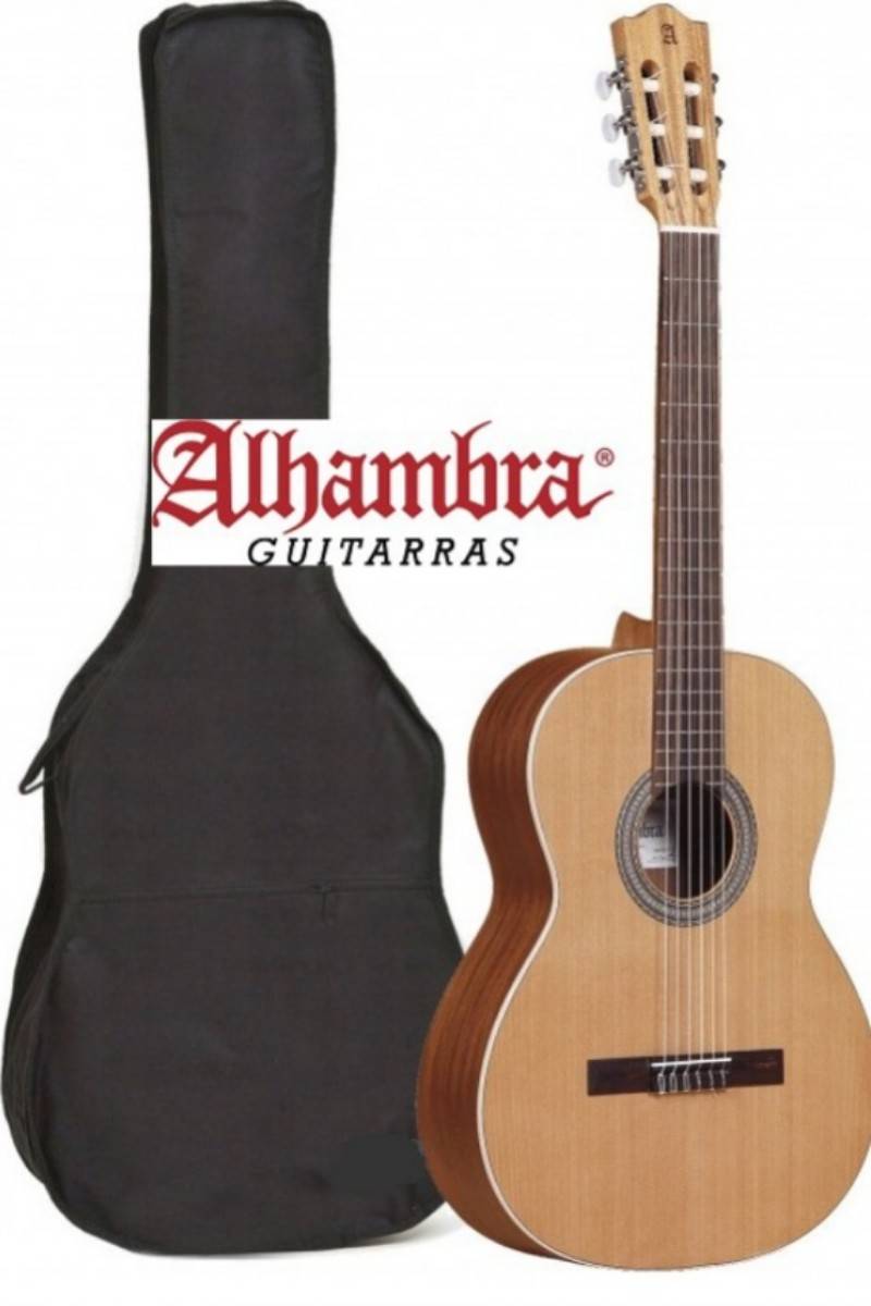 Alhambra Z-Nature Guitare Classique Espagnole + Housse - Cèdre Massif
