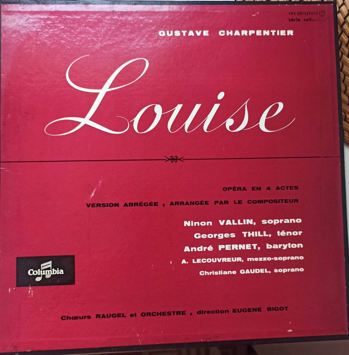 Vends coffret de 2 disques vinyle LP 33 tours - Columbia FHX 5015 - 5016 - Louise