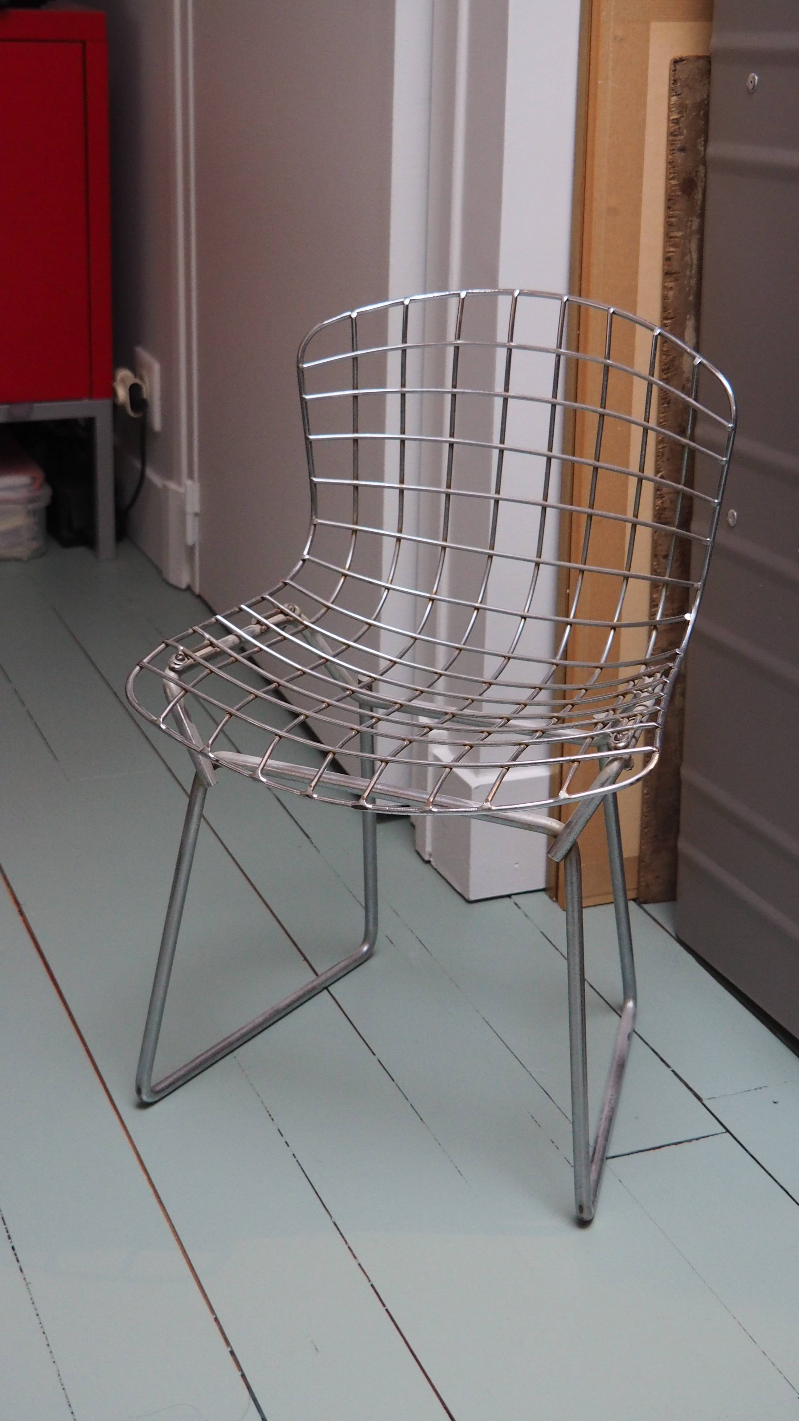 Harry Bertoia Chaise wire / whyre modèle enfant - Edition vintage, bel etat