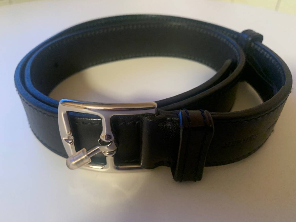 Hermès ceinture noire