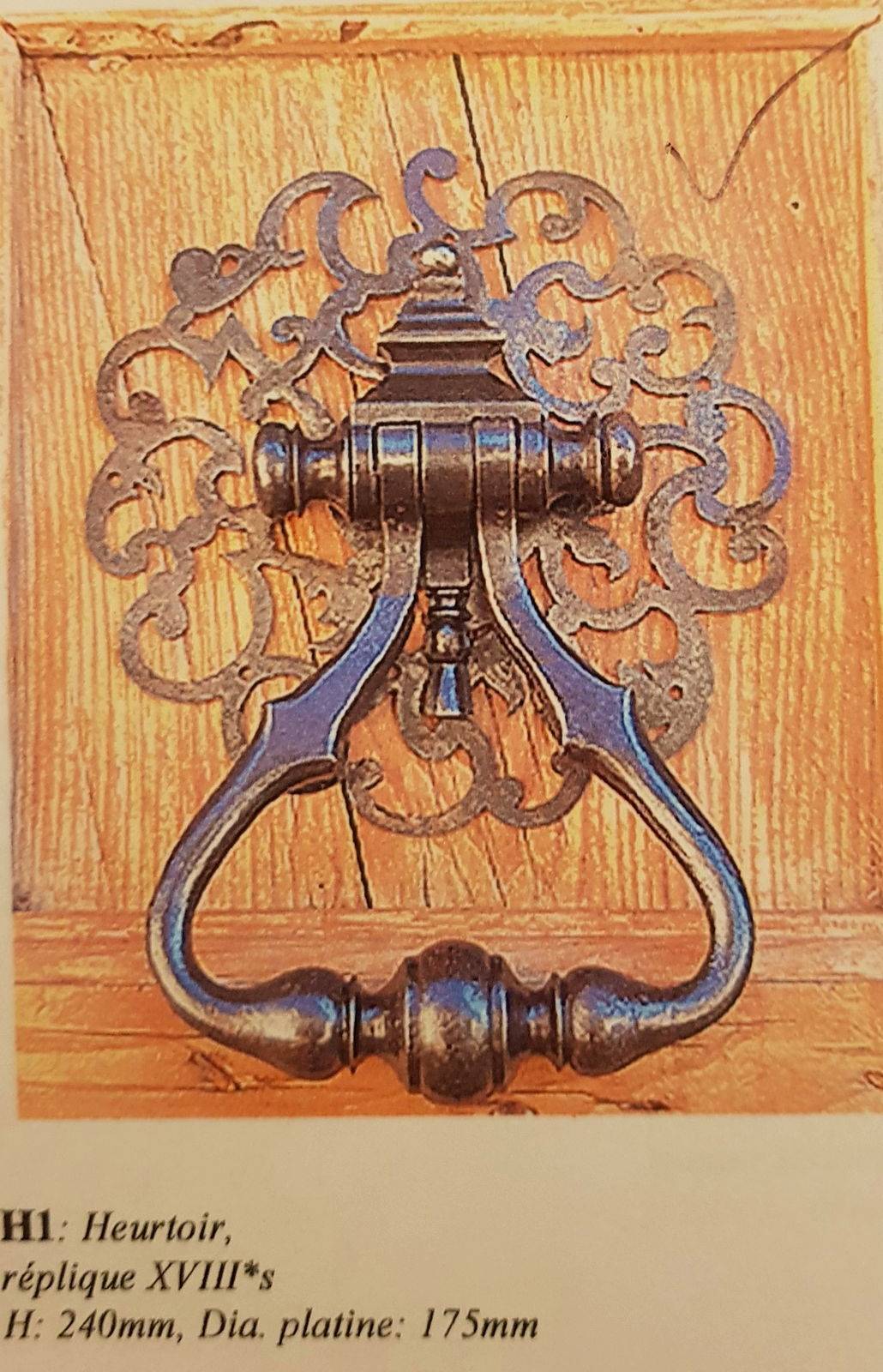 Heurtoir de porte 18ème, belle replique