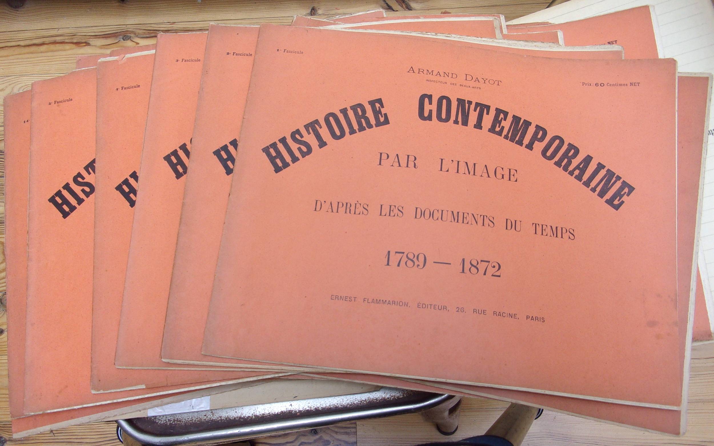 Vends histoire contemporaine par l’image d’après les documents du temps 1789 - 1872 Napoléon III en question