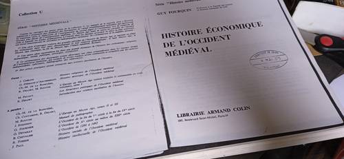 Histoire économique de l’Occident Médieval Guy Fourquin