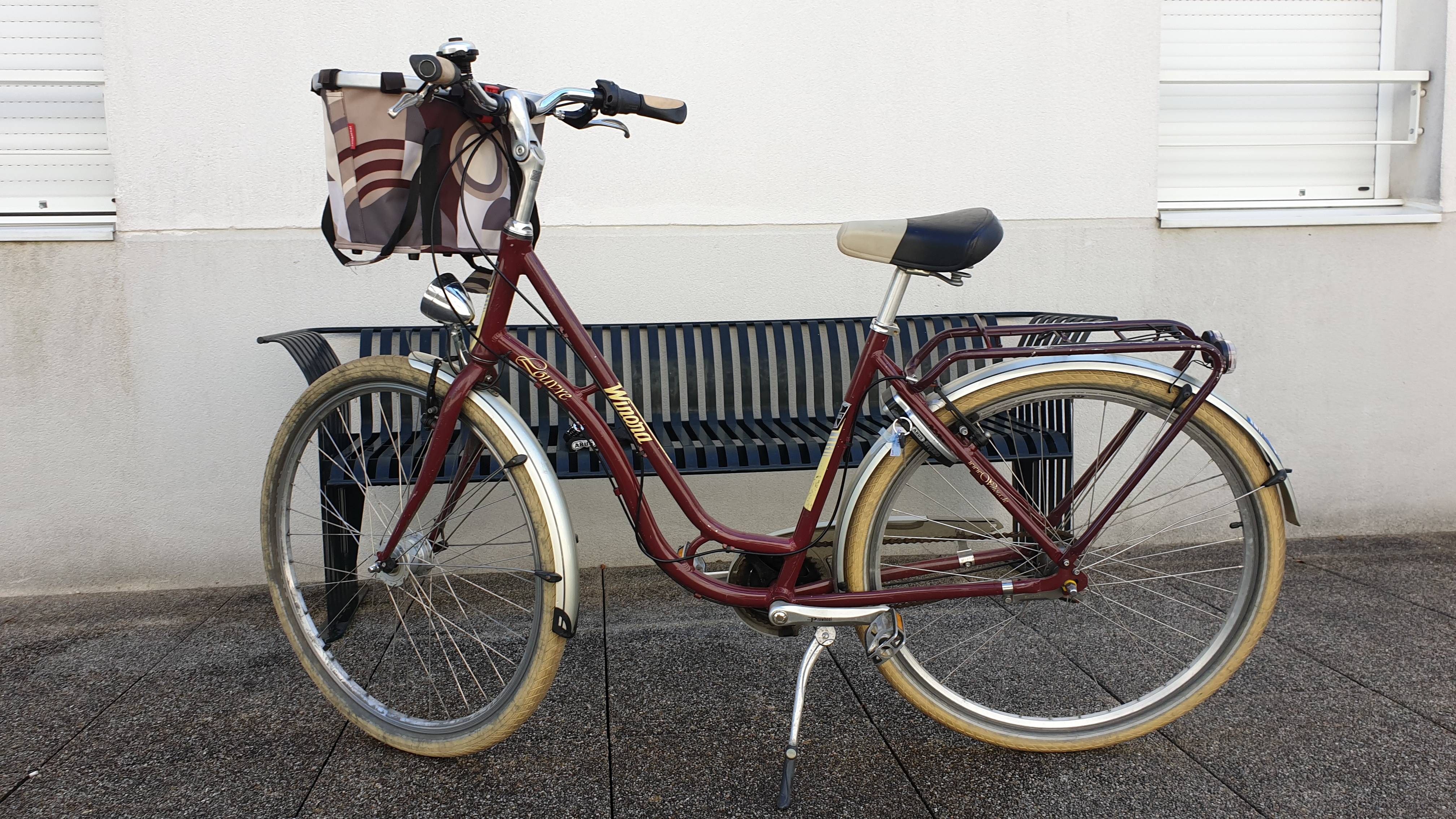 Vélo hollandais à rétropédalage