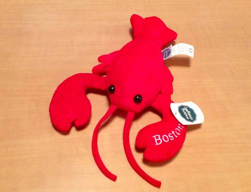 Homard en peluche - souvenir de Boston - neuf