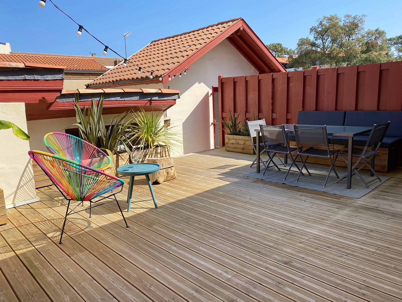 Loue appartement T3 avec toit terrasse proche lac - 6 couchages - Soorts-Hossegor (40)