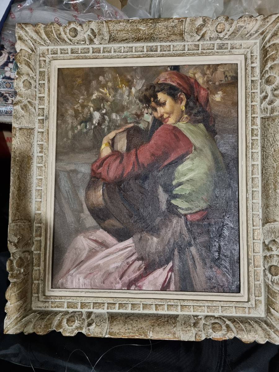Huile sur toile